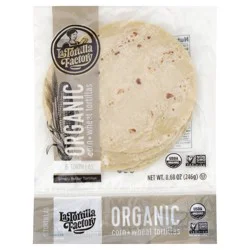 La Tortilla Factory Corn + Wheat Tortillas 6 ea