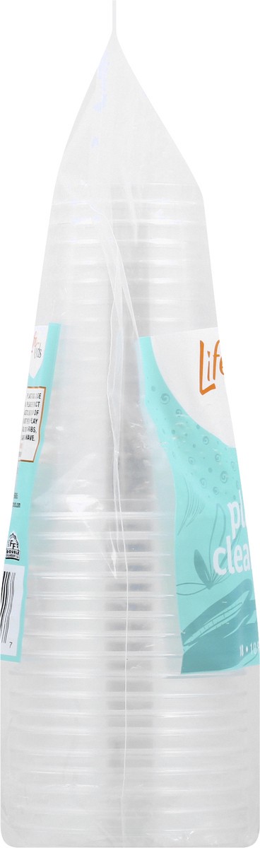 slide 3 of 8, Life Goods 10 Ounce Clear Plastic Cups 18 ea, 18 ct