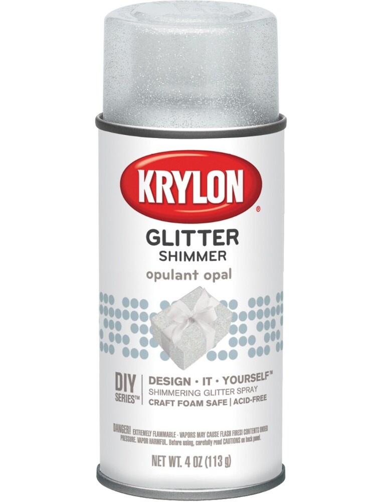 slide 1 of 1, Krylon Glitter Shimmer Spray Paint - Opulent Opal, 4 oz