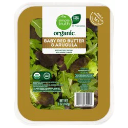 Simple Truth Organic® Baby Red Butter and Arugula Salad Mix