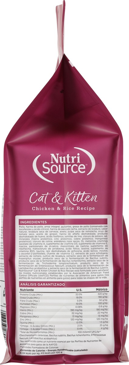 slide 9 of 16, NutriSource All Life Stages Chicken & Rice Recipe Cat Food 4 lb, 4 lb