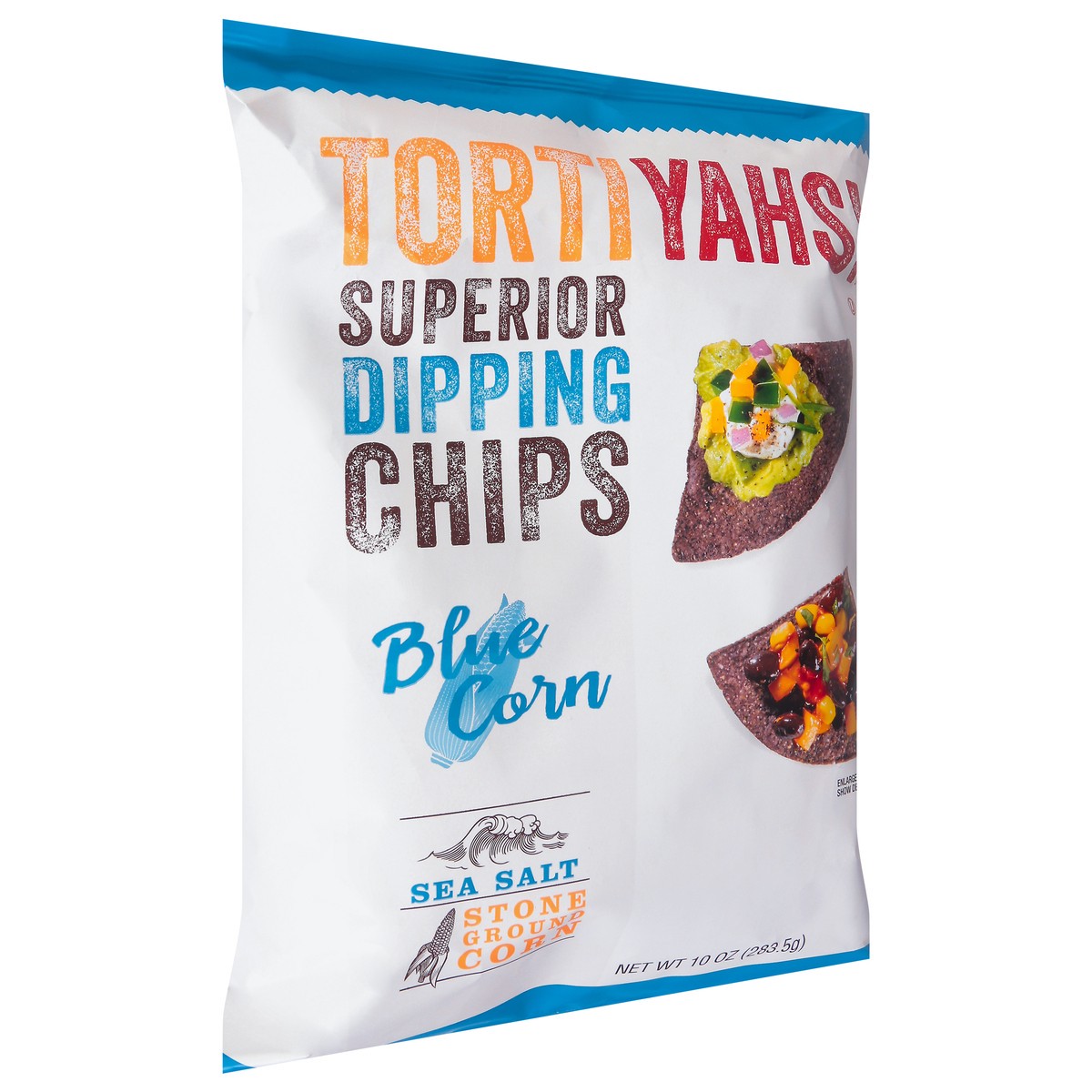 slide 6 of 13, TORTIYAHS! Blue Corn Tortilla Chips 10 oz, 10 oz