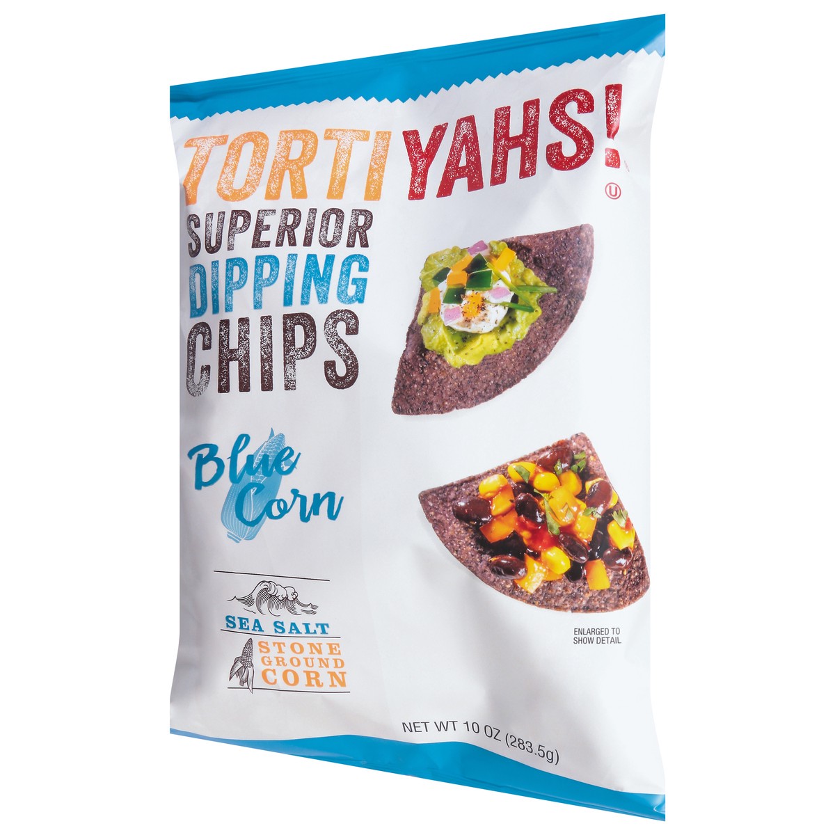 slide 12 of 13, TORTIYAHS! Blue Corn Tortilla Chips 10 oz, 10 oz