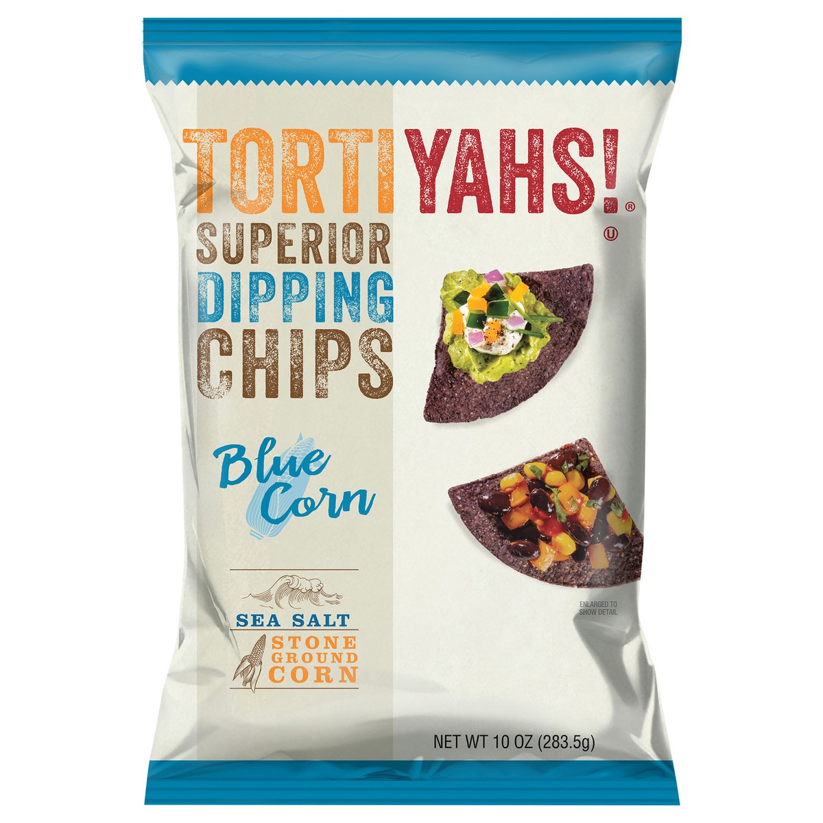 slide 1 of 13, TORTIYAHS! Blue Corn Tortilla Chips 10 oz, 10 oz