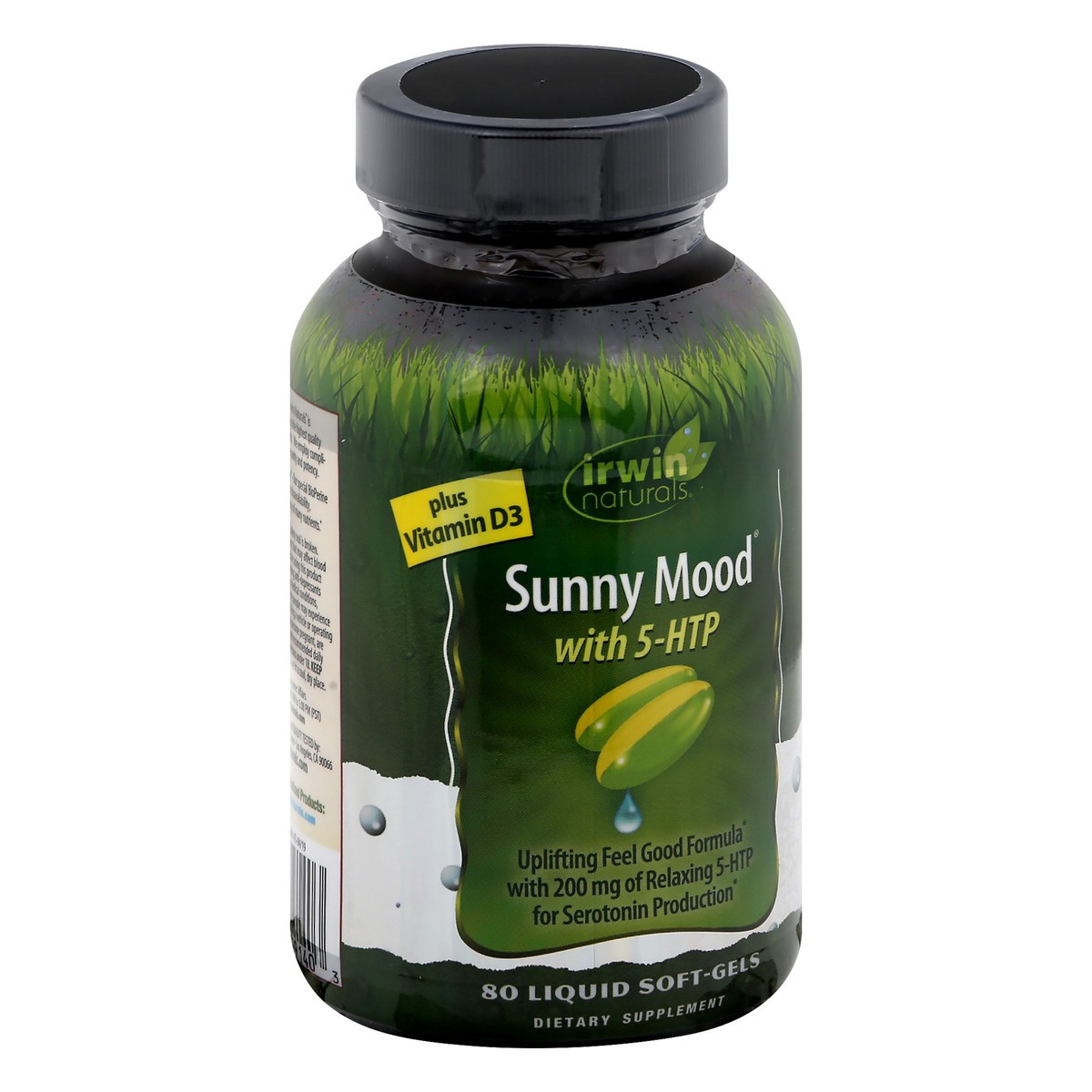 slide 2 of 9, Irwin Naturals With 5-HTP Liquid Soft-Gels Sunny Mood 80 ea, 80 ct