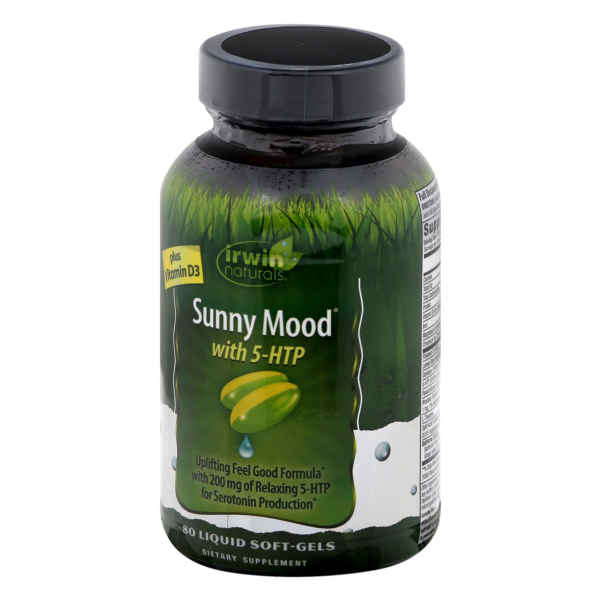 slide 3 of 9, Irwin Naturals With 5-HTP Liquid Soft-Gels Sunny Mood 80 ea, 80 ct