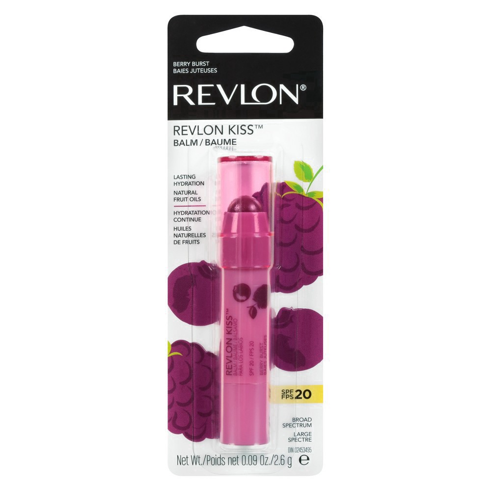 slide 15 of 49, Revlon Kiss Lip Balm with SPF 035 Berry Burst - 0.09oz, 0.09 oz