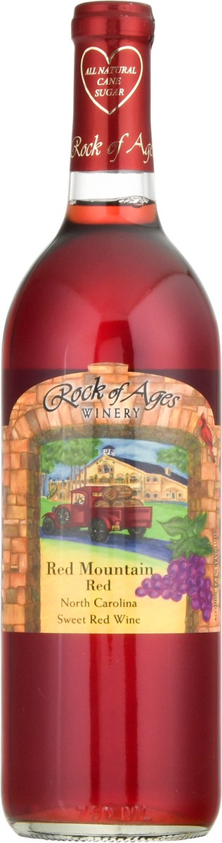 slide 7 of 10, Rock of Ages Red Mountain North Carolina Sweet Red Wine 750 ml, 750 ml