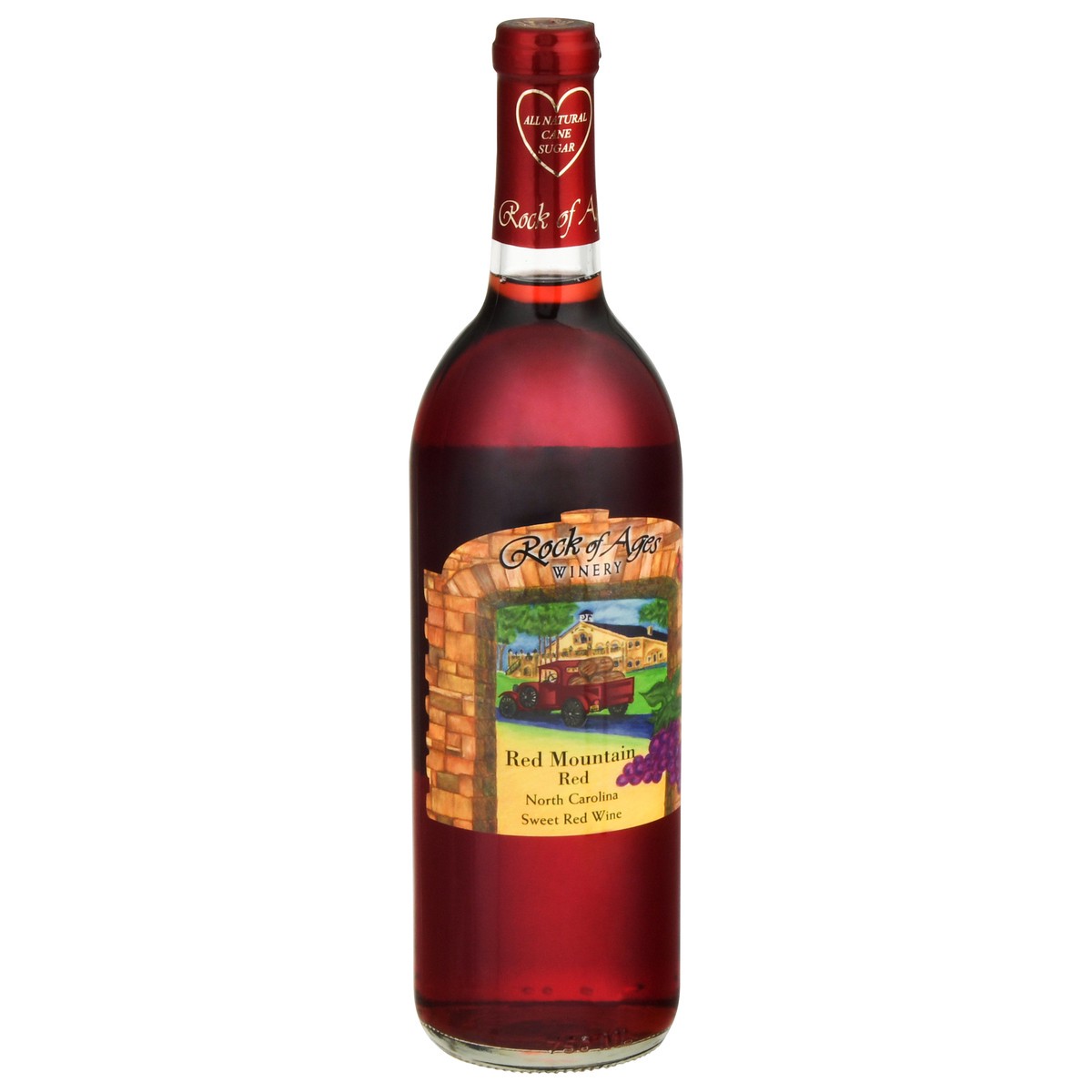 slide 4 of 10, Rock of Ages Red Mountain North Carolina Sweet Red Wine 750 ml, 750 ml