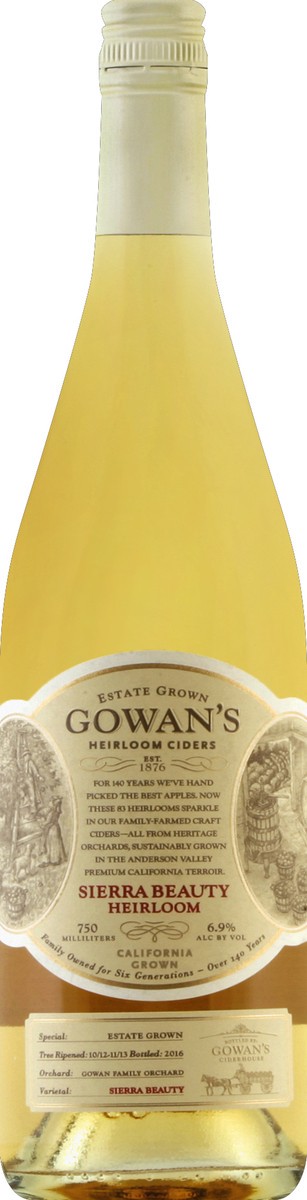 slide 1 of 5, Gowans Hard Cider 750 ml, 750 ml