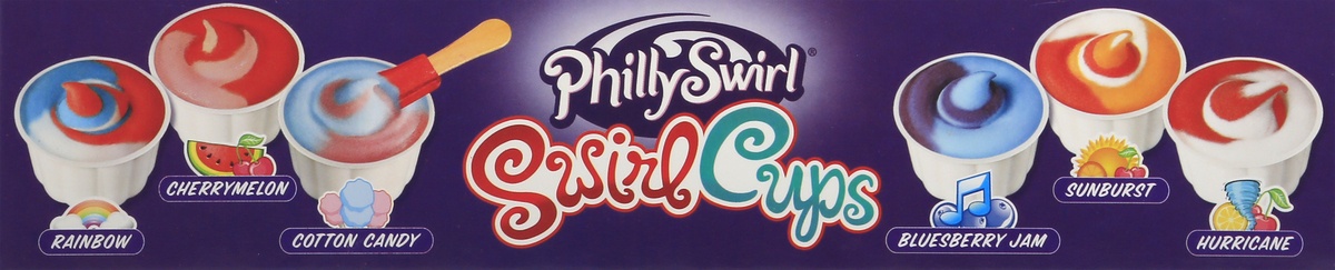 PhillySwirl Swirl Cups Original Assorted Flavors - 6 ct