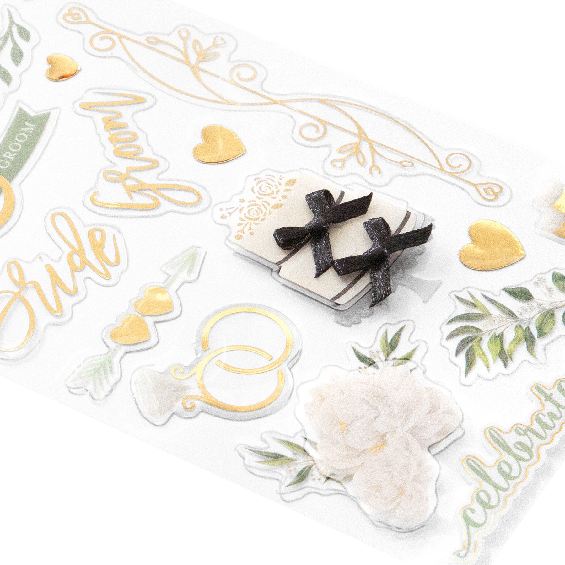 slide 4 of 5, Traditional Wedding Stickers By Recollections, 1 ct