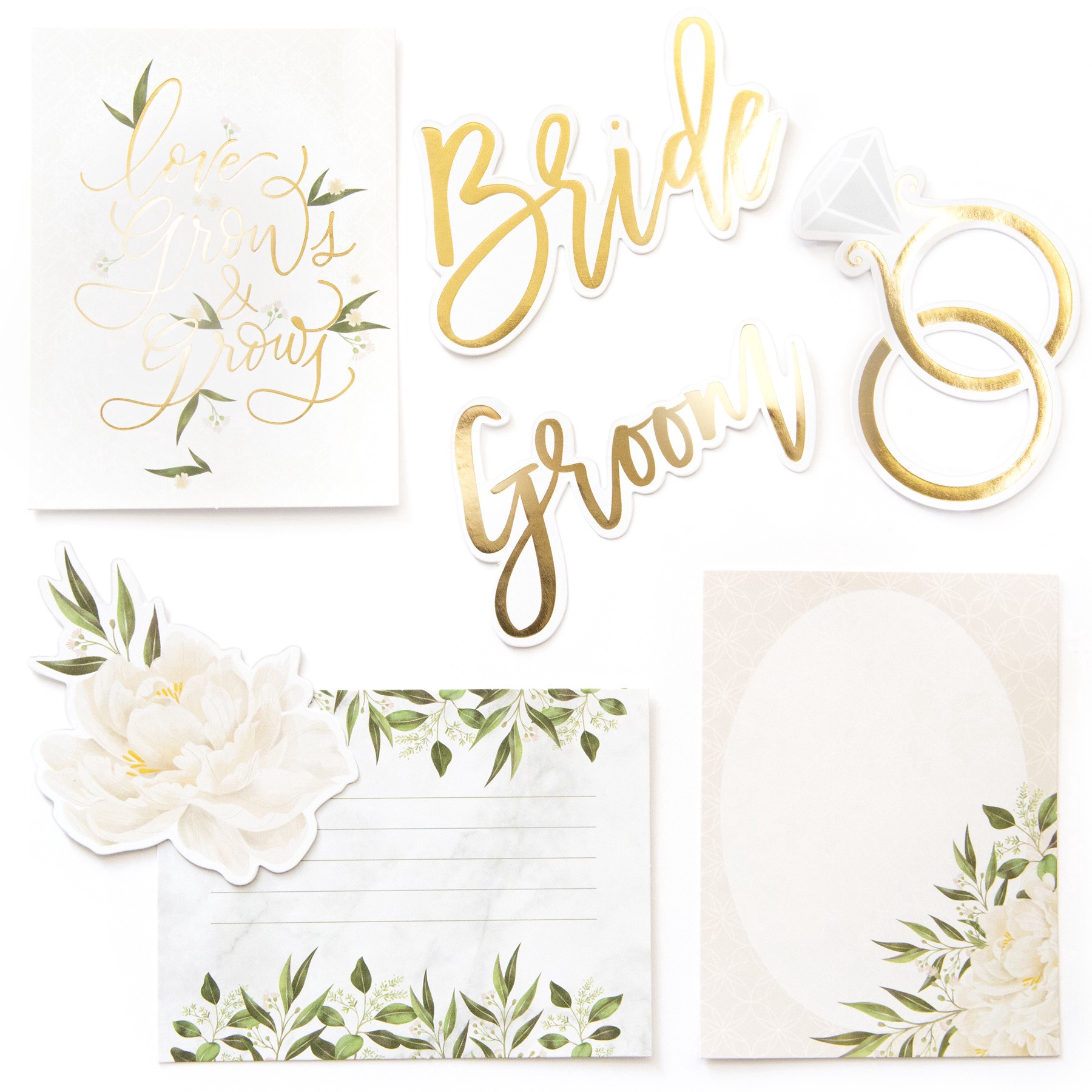 slide 5 of 5, Traditional Wedding Stickers By Recollections, 1 ct