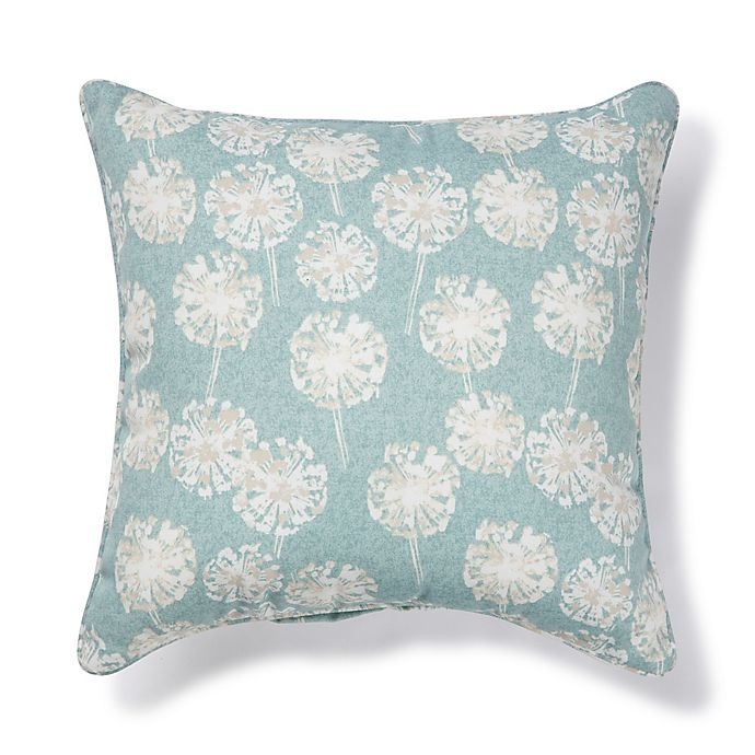 slide 1 of 1, Bee & Willow Home Bee & Willow Daffodil Square Indoor/Outdoor Throw Pillow - Green, 1 ct