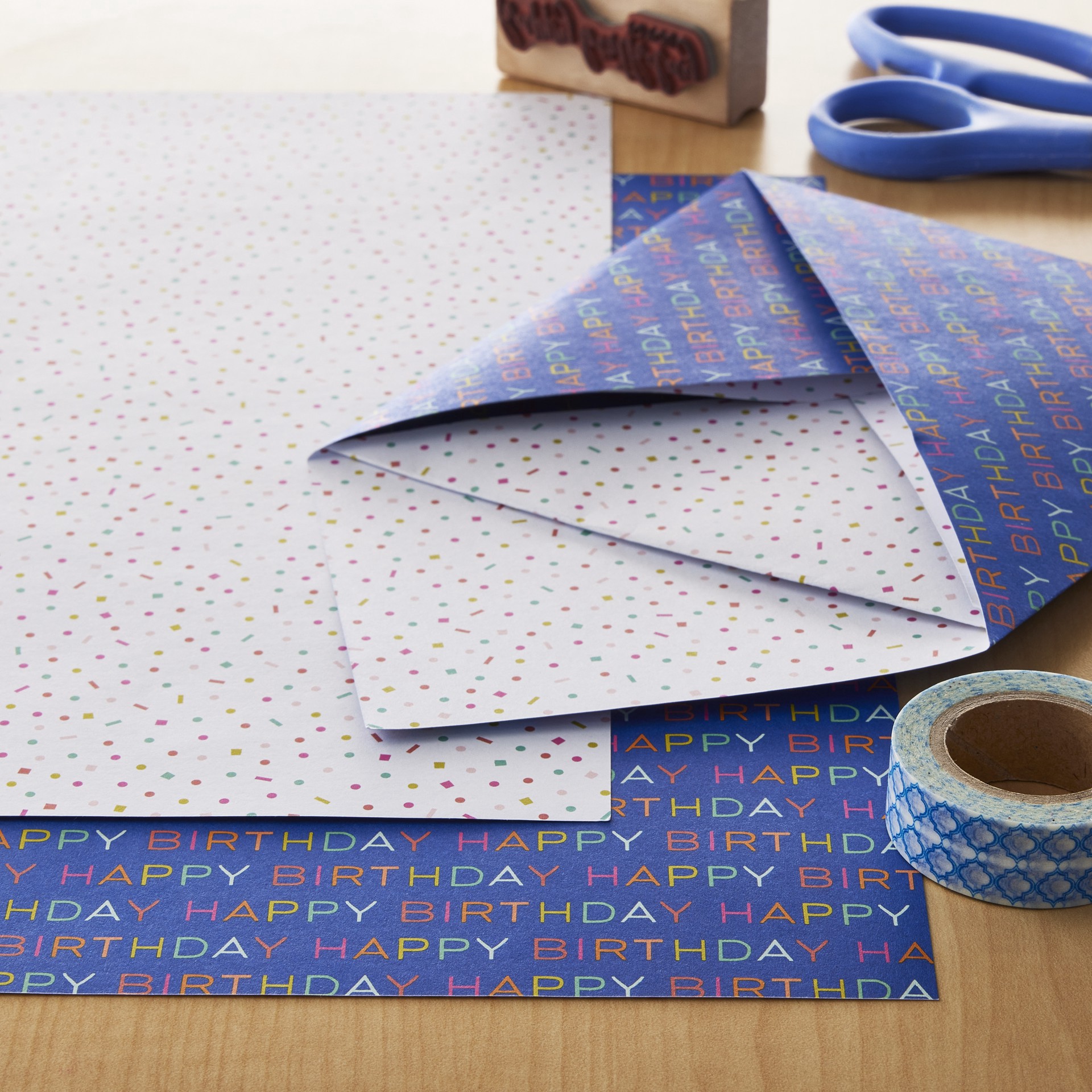 slide 3 of 4, Birthday Double-Sided Cardstock Paper By Recollections, 12" X 12", 12 in x 12 in