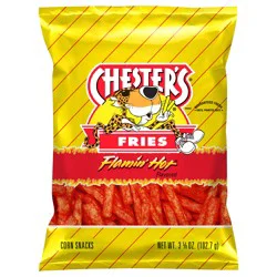 Chester's Corn Snacks, Flamin' Hot Flavored, Fries
