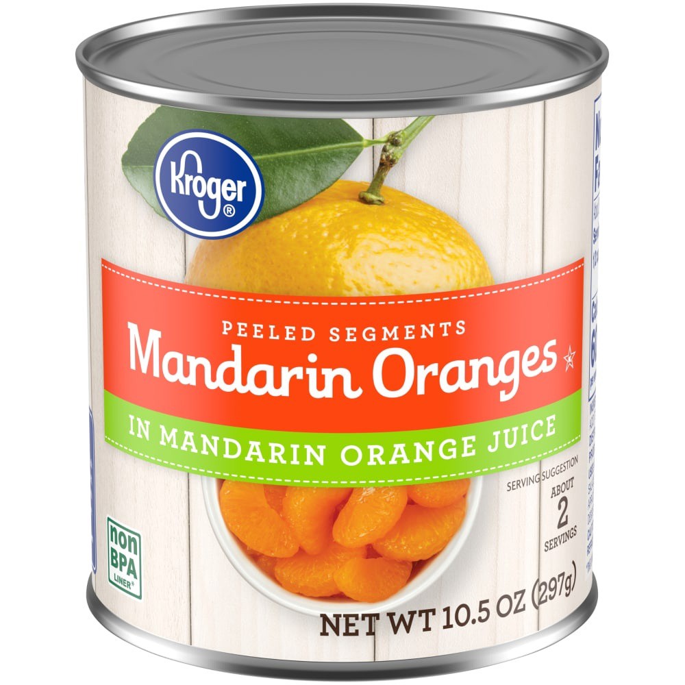 slide 1 of 4, Kroger Mandarin Oranges In Juice, 10.5 oz