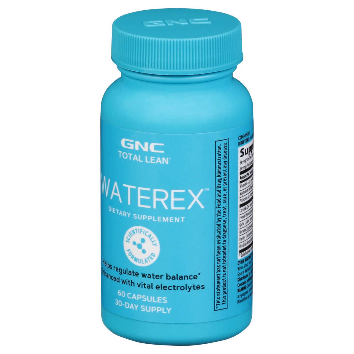 slide 2 of 9, GNC Total Lean Waterex Dietary Supplement, 60 ct