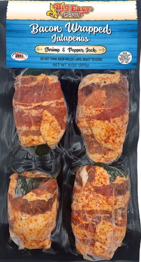 slide 1 of 3, Be Bacon Wrapped Jal Shrimp Ppr Jack, 12 ct
