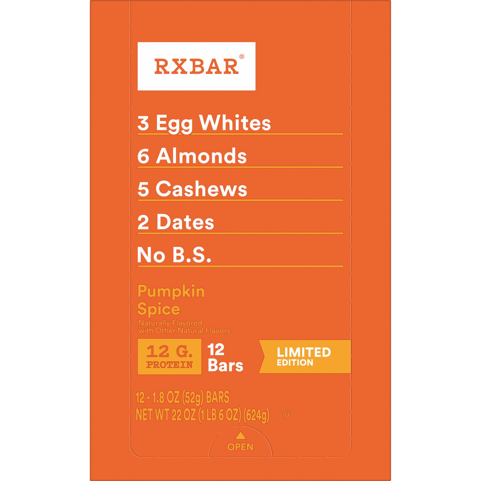 slide 1 of 5, RXBAR Protein Bars, Pumpkin Spice, 22 oz, 12 Count, 22 oz