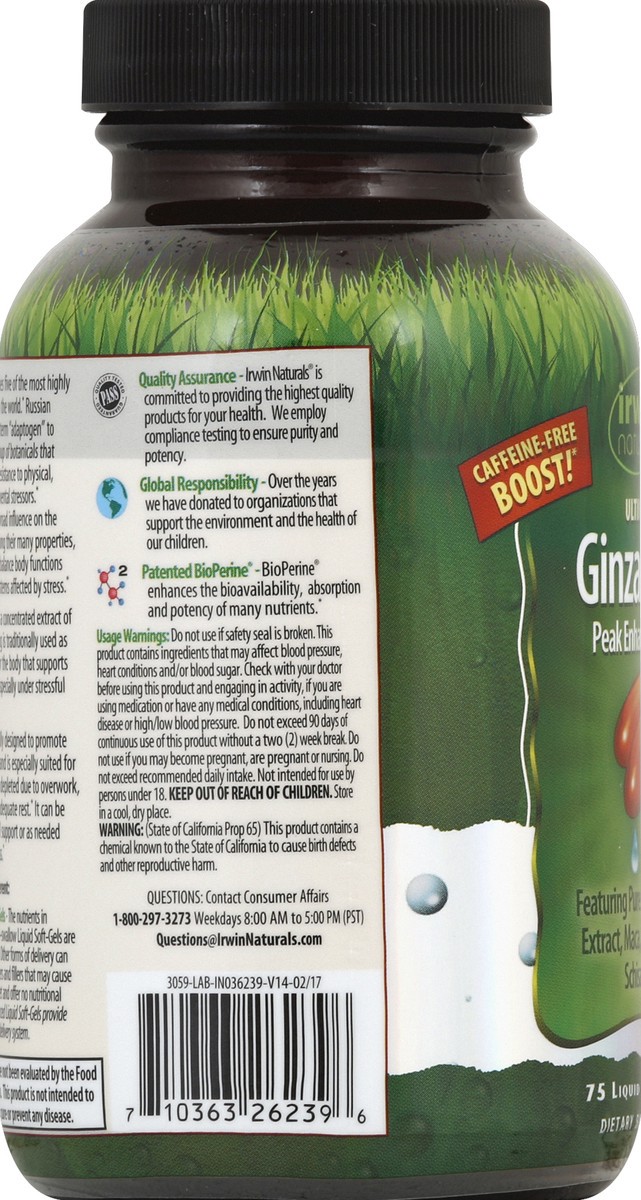 slide 7 of 8, Irwin Naturals Ginza-Plus 75 ea, 75 ct