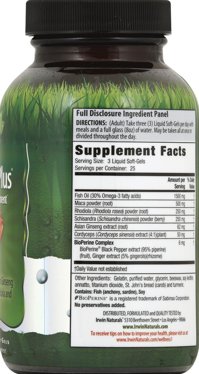 slide 4 of 8, Irwin Naturals Ginza-Plus 75 ea, 75 ct