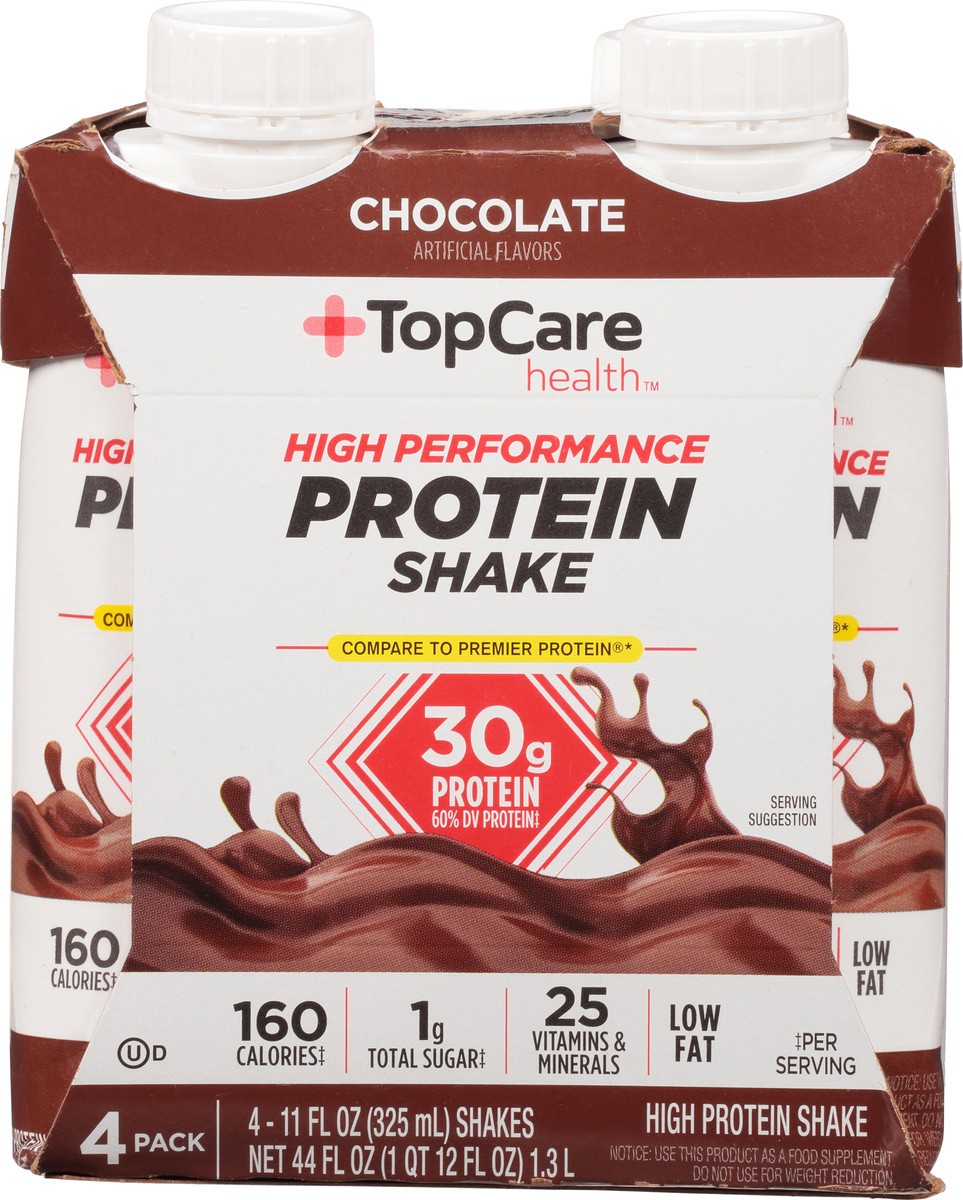 slide 12 of 16, TopCare Health High Performance Chocolate Protein Shake 4 ea, 