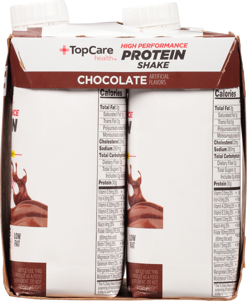 slide 14 of 16, TopCare Health High Performance Chocolate Protein Shake 4 ea, 