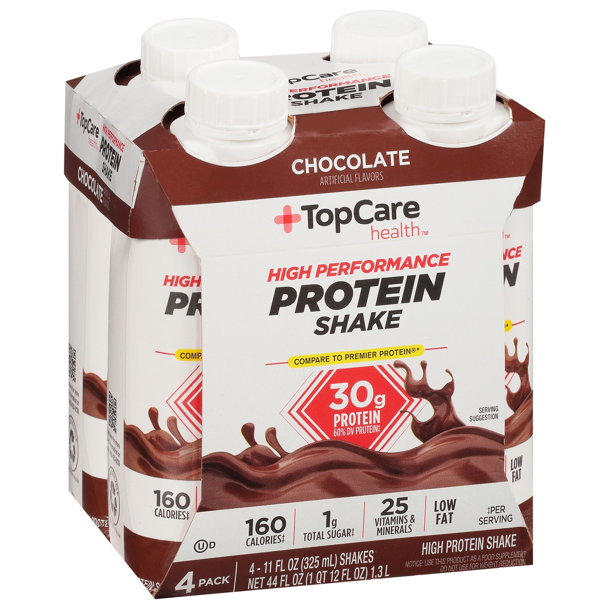 slide 11 of 16, TopCare Health High Performance Chocolate Protein Shake 4 ea, 