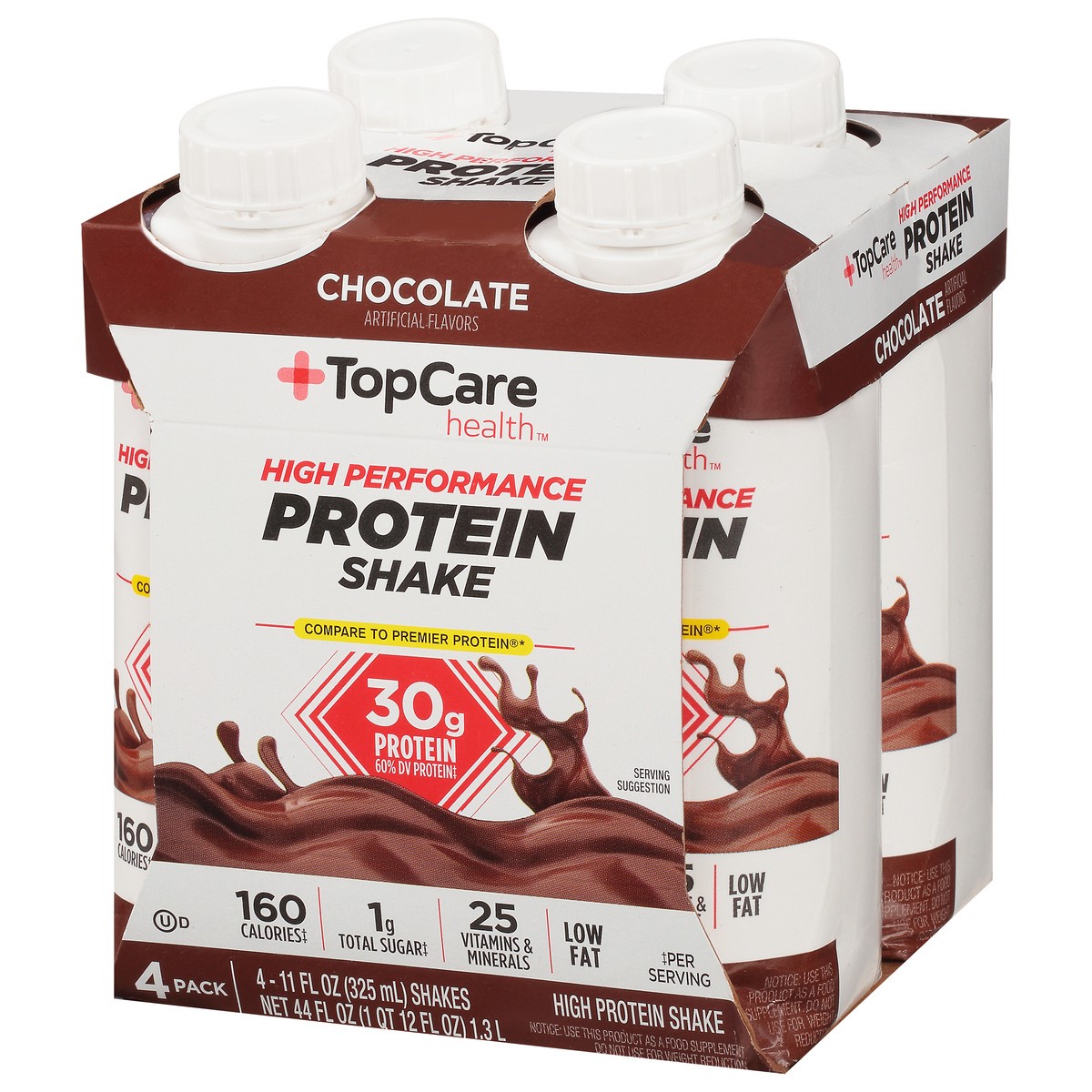 slide 9 of 16, TopCare Health High Performance Chocolate Protein Shake 4 ea, 
