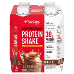 TopCare Health High Performance Chocolate Protein Shake - 4 ea