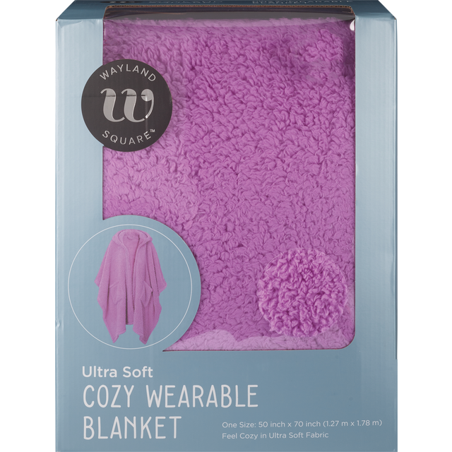 slide 1 of 1, Wayland Square Ultra Soft Cozy Wearable Blanket, Pink, 1 ct
