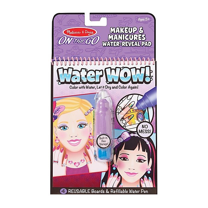 slide 1 of 1, Melissa & Doug Makeup & Manicures Water Wow Water Reveal Pad, 2 ct