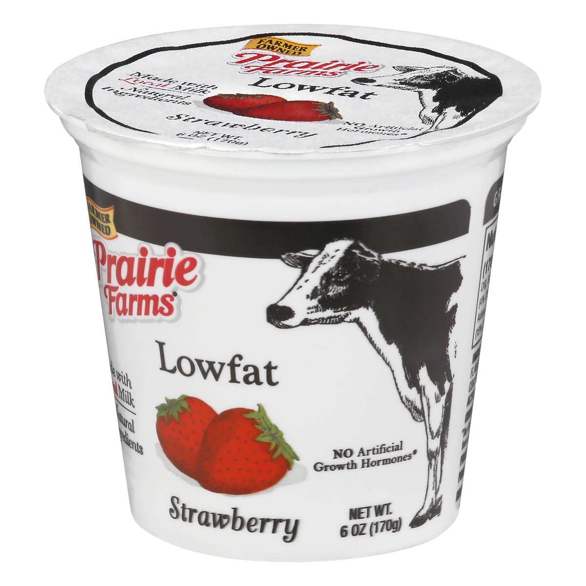 slide 12 of 12, Prairie Farms Blended Low Fat Strawberry Yogurt 6 oz, 6 oz