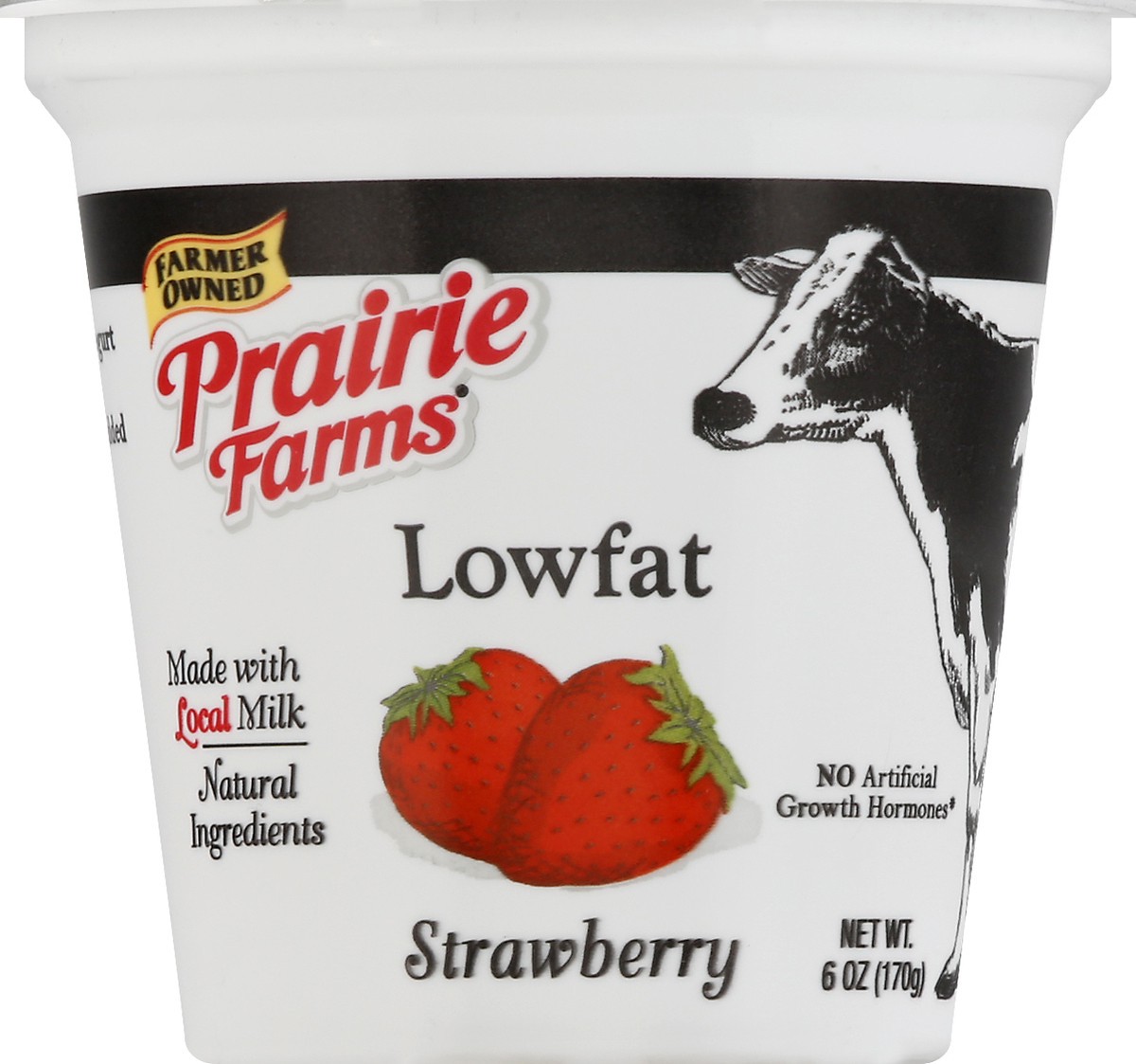 slide 11 of 12, Prairie Farms Blended Low Fat Strawberry Yogurt 6 oz, 6 oz