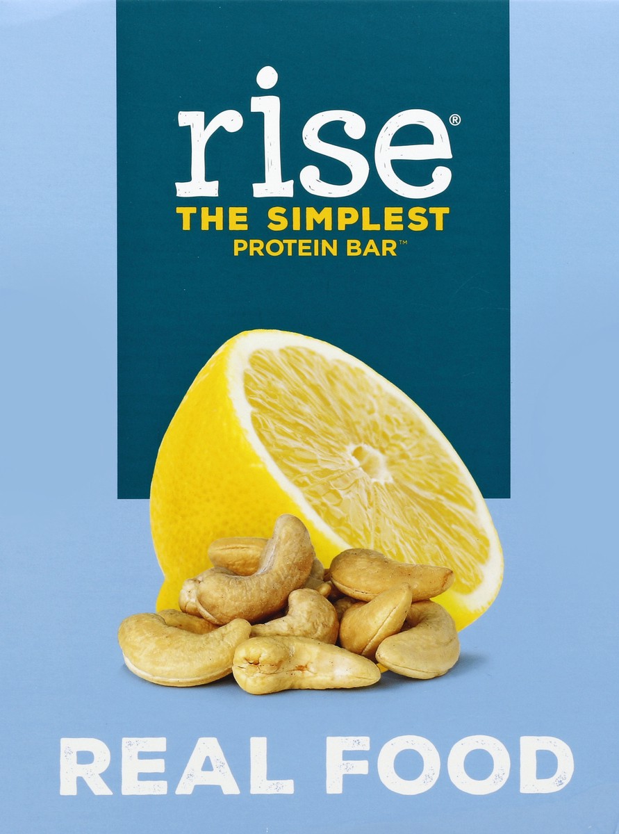 slide 3 of 4, Rise Bar Protein Bar, Lemon Cashew, 2.1 oz