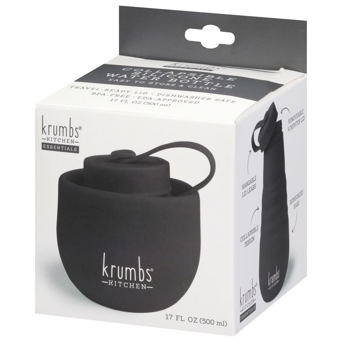 slide 7 of 12, Krumbs Kitchen Collapsible Water Bottle, 1 ct