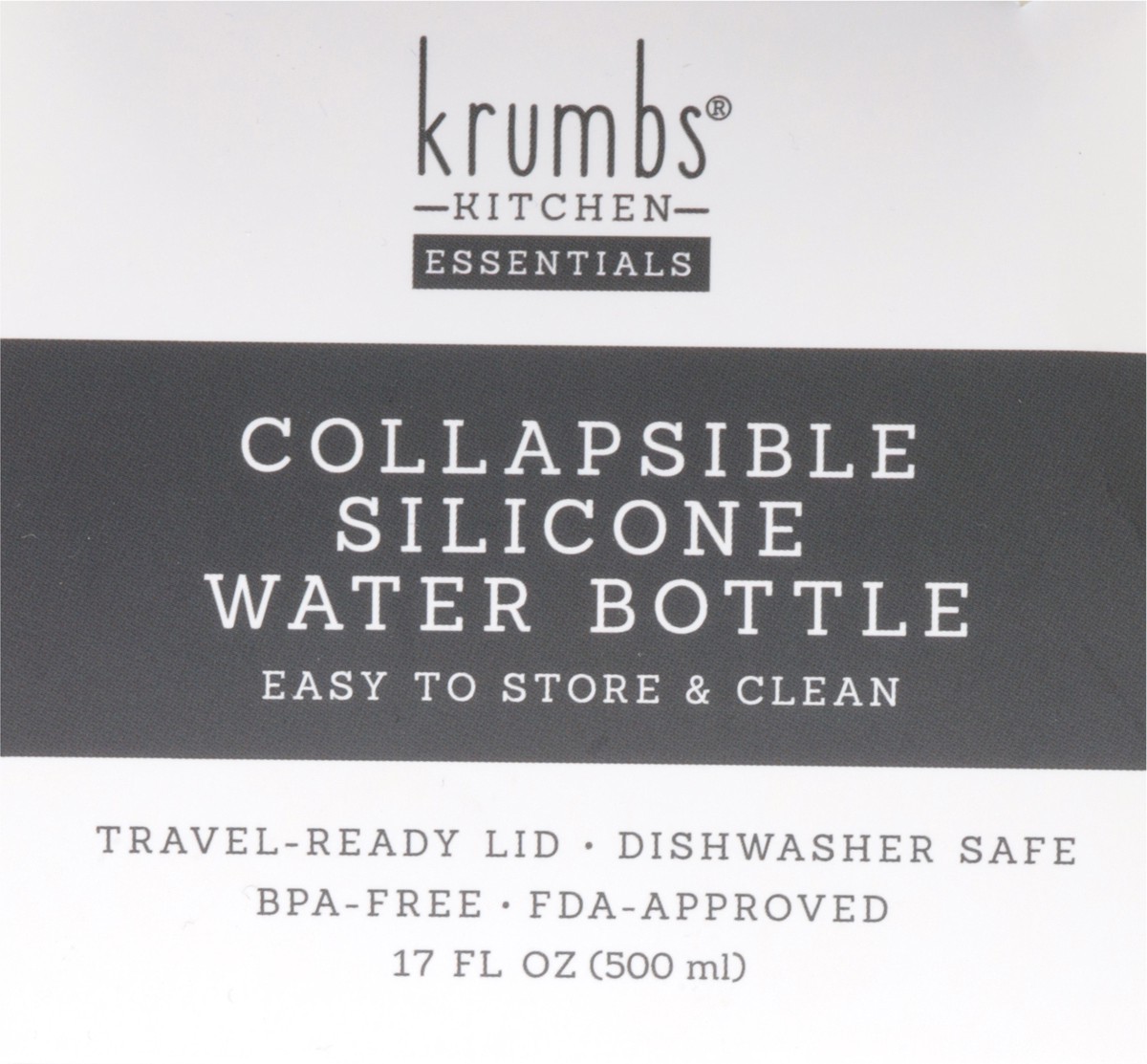 slide 10 of 12, Krumbs Kitchen Collapsible Water Bottle, 1 ct