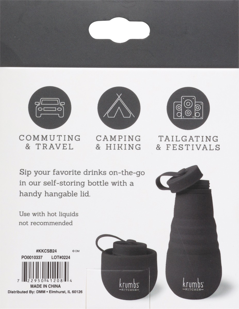 slide 2 of 12, Krumbs Kitchen Collapsible Water Bottle, 1 ct