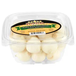 Five Star Premium Peeled White Pearl Onions 8 oz