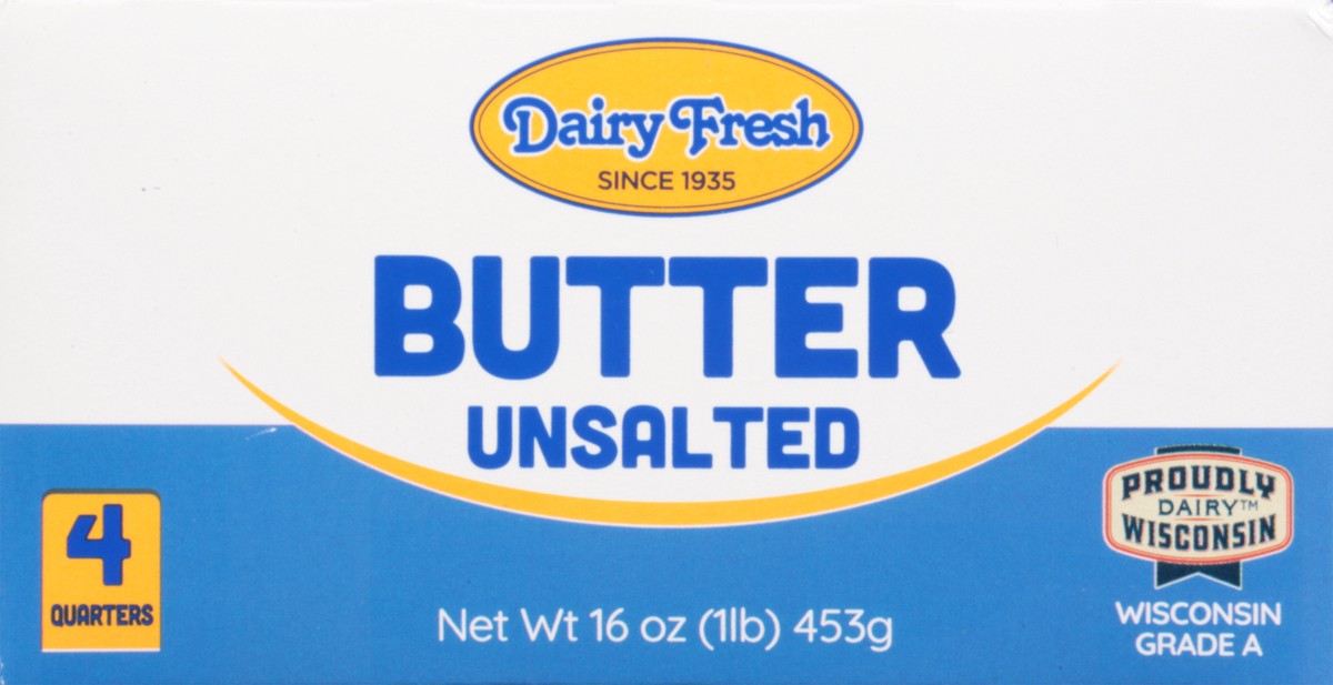 slide 7 of 9, Dairy Fresh Unsalted Butter 16 oz, 16 oz