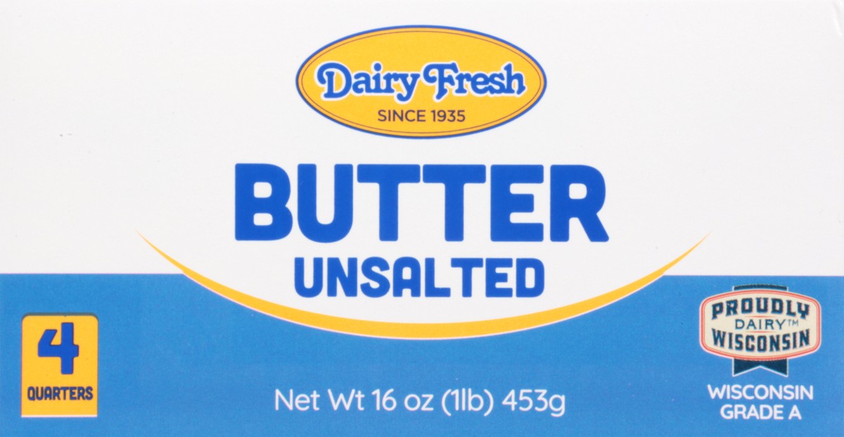 slide 6 of 9, Dairy Fresh Unsalted Butter 16 oz, 16 oz