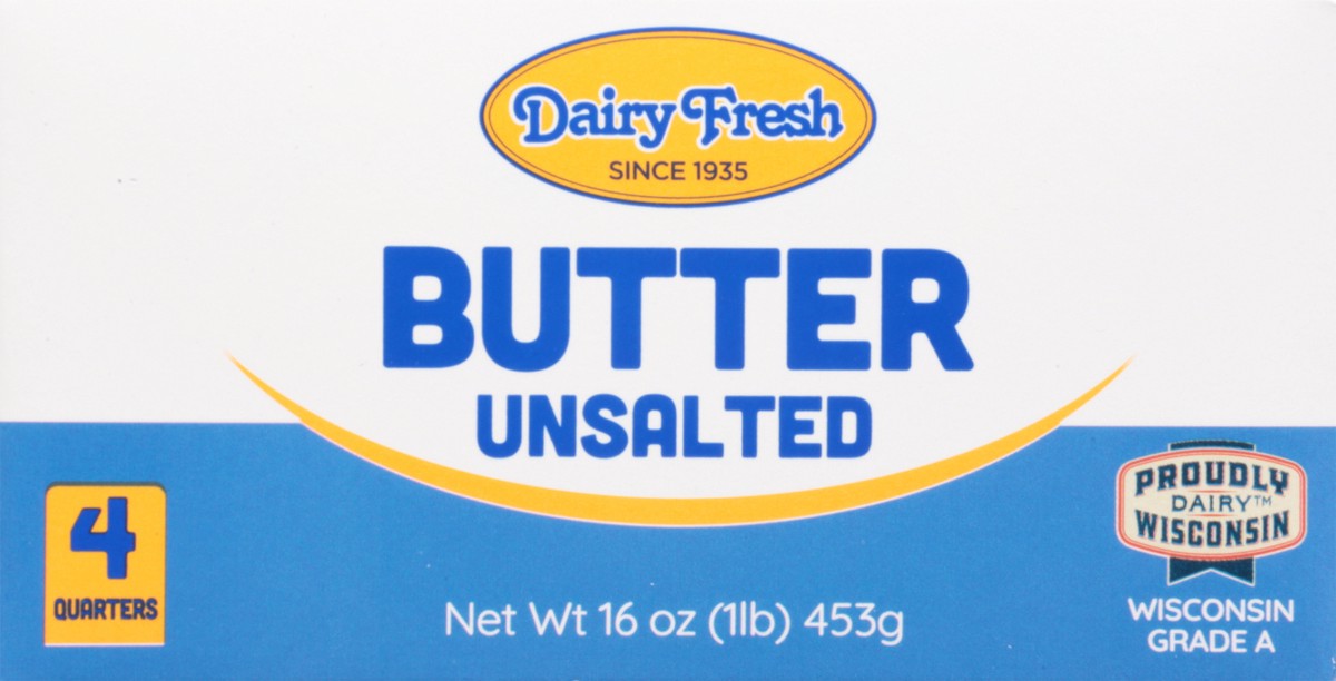 slide 5 of 9, Dairy Fresh Unsalted Butter 16 oz, 16 oz