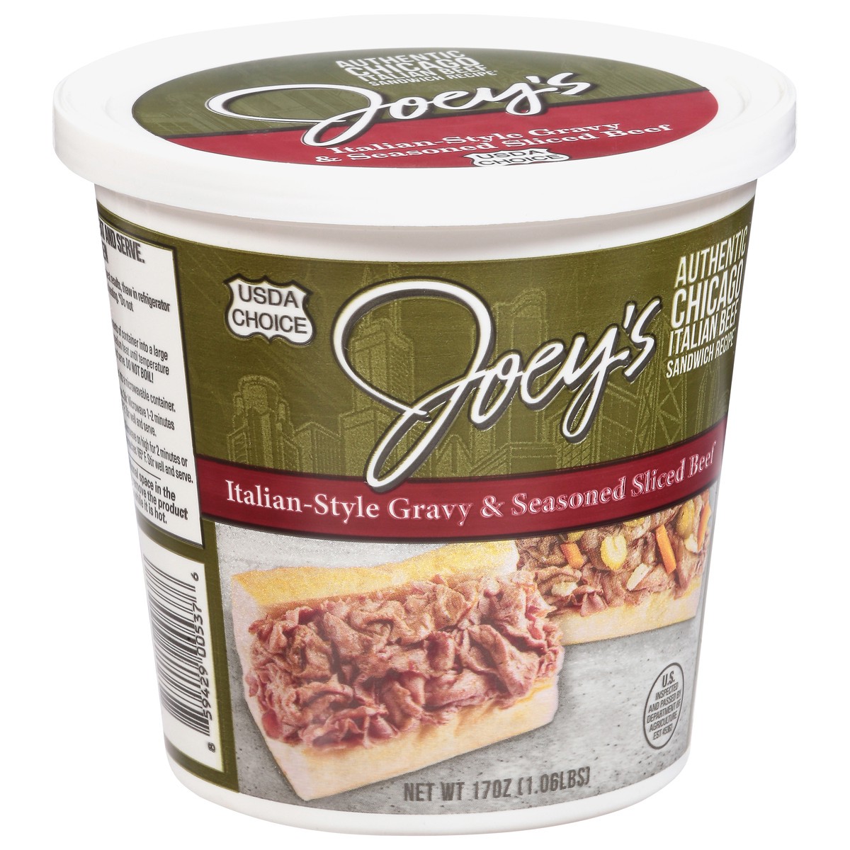 slide 2 of 4, Joey's Italian Beef, 17 oz