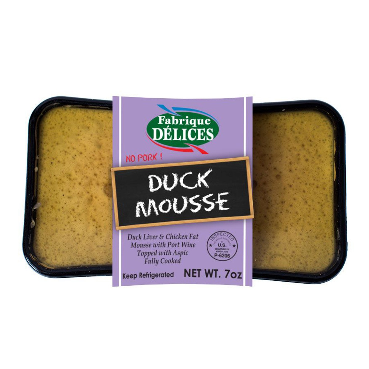 slide 1 of 1, Fabrique Delices Duck Foie Gras Mousse, 7 oz