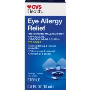 slide 1 of 1, CVS Health Eye Allergy Relief Eye Drops, 0.5 oz