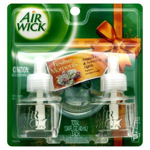 slide 1 of 1, Air Wick Frosted Pine & Twinkling Lights, 1 ct