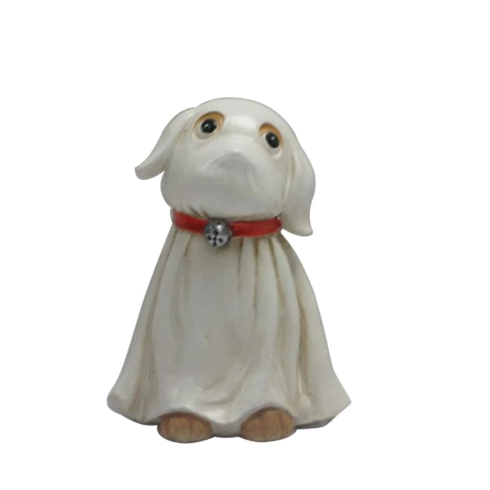 slide 1 of 1, Holiday Home Ghost Dog & Cat - 2 Pc, 4 in