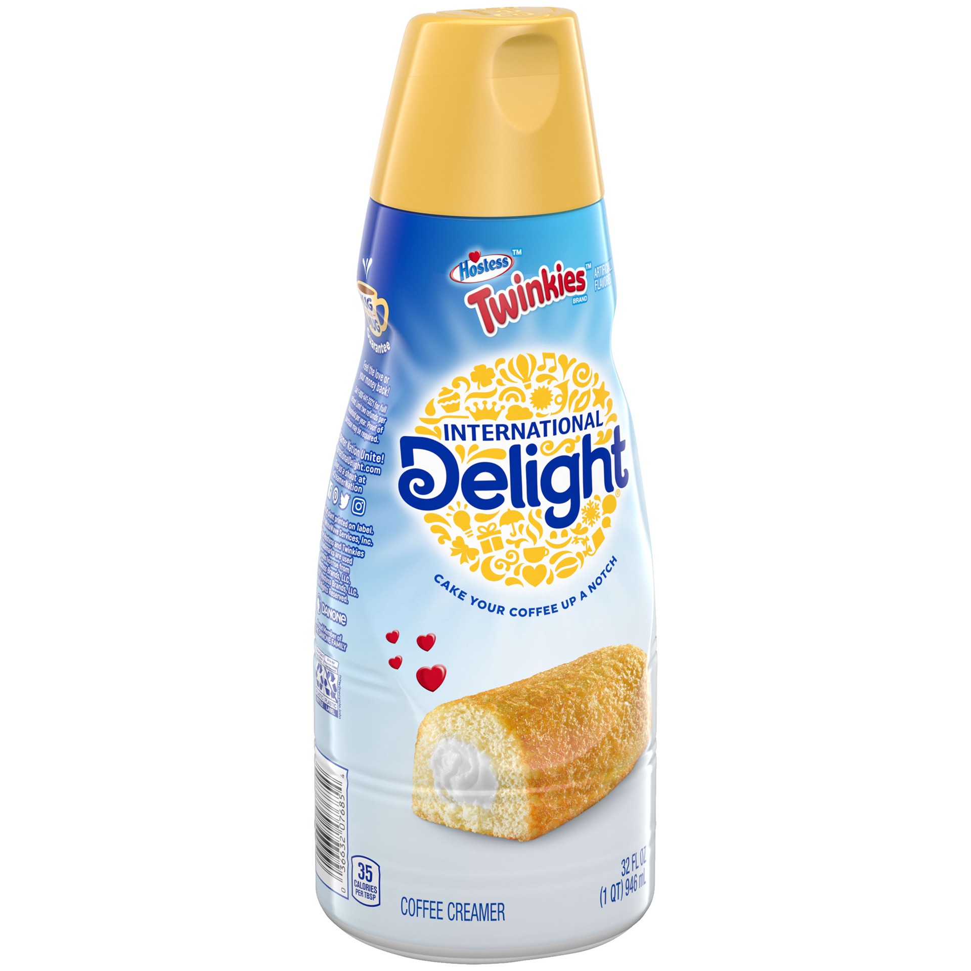 slide 4 of 5, International Delight Coffee Creamer, Hostess™ Twinkies™, 32 oz., 32 fl oz