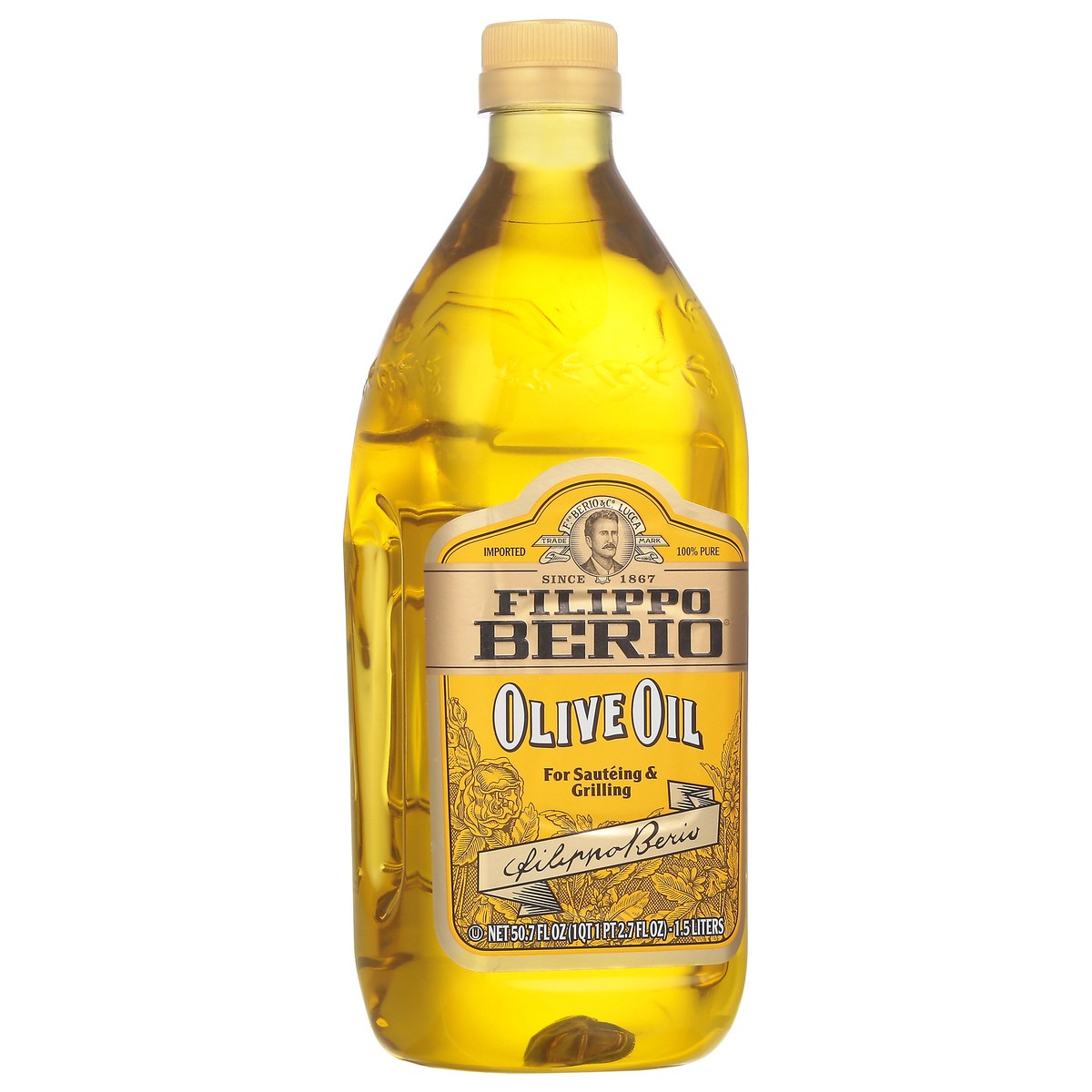 slide 2 of 9, Filippo Berio Olive Oil, 50.7 fl oz